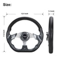 thumbnail image 4 of Roykaw Golf Cart Steering Wheel Universal for EZGO Club Car Yamaha, Golf Cart Accessories, Racing Style, 4 of 8