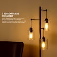 thumbnail image 4 of Bestco 64" Modern Floor Lamp 3 Head Living Room Light w Foot Switch, Black Finish, 4 of 12
