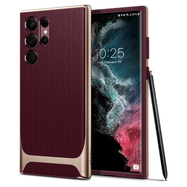 Funda Spigen Neo Hybrid para el Galaxy S22 Ultra 2022 - Borgoña