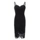 thumbnail image 2 of Mini de Tirante Ajustado de Encaje Floral sin Espalda de de Noche Elegante para Mujer SG jinwen Vestido de encaje con correa de espagueti, 2 of 6