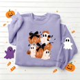 thumbnail image 5 of NSLGXD Halloween Sweatshirts for Women Spooky Ghost Graphic Pullovers Stretch Work Round Neck Long Sleeve Y2k Tops Halloween Costumes, 5 of 5