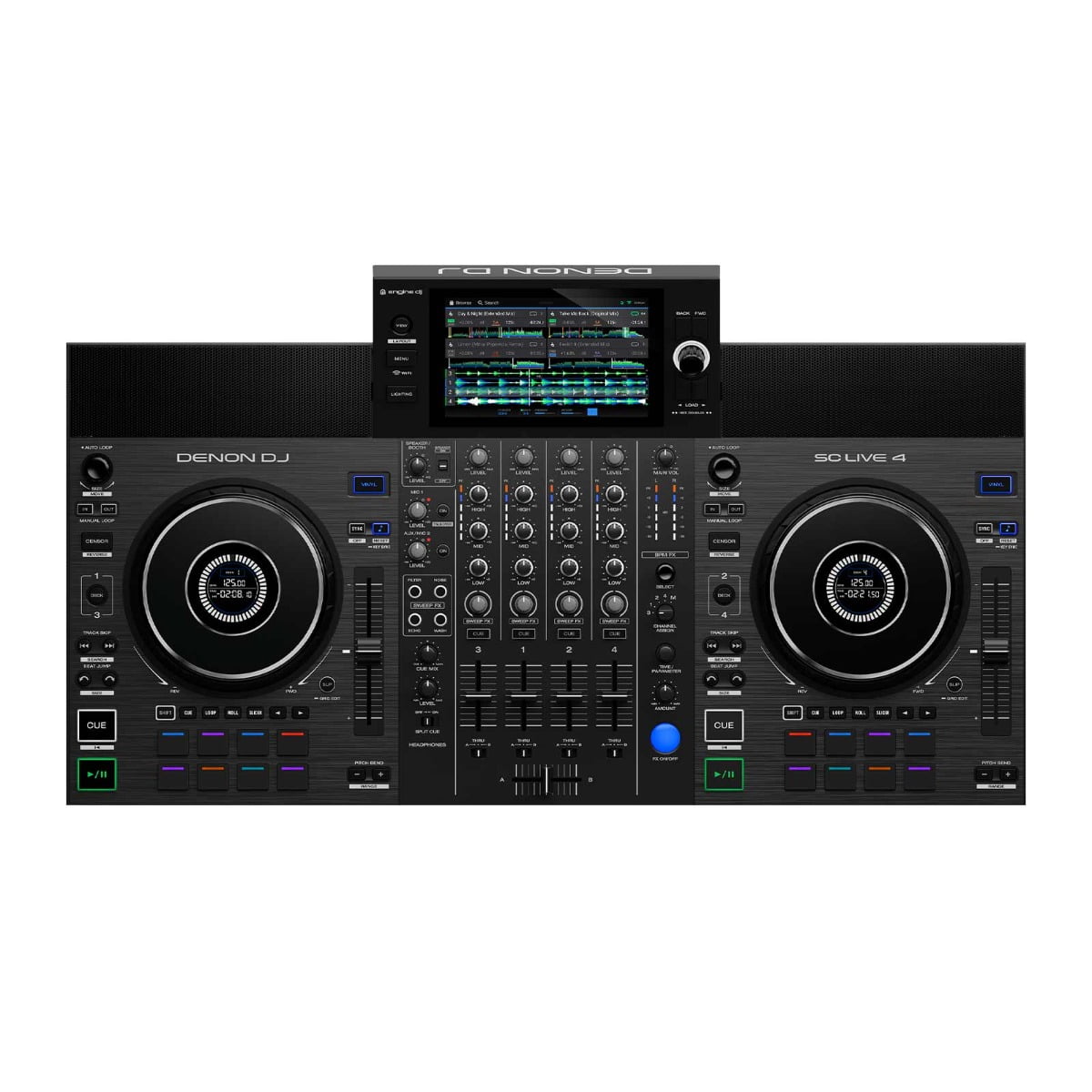 Denon DJ SC LIVE 2-Deck Standalone DJ Controller with Built