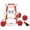 Red, variant on Summer Pool Basketball Hoop Toy Set With 4 Basketballs 4 Circles Pump Floating Swimming Pool Basketball Games Poolside Water Play Toy For 3-12Years Old Kids Adults