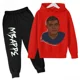 thumbnail image 3 of Conjunto de sudadera y pantalones con estampado de Mbappé para niños, primavera y otoño, conjunto de ropa deportiva de 2 piezas para niños y niñas, ropa para niños, 3 of 5