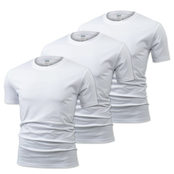 [NYfashioncity] Timeless Unisex Premium Cotton T-Shirts - Perfect for Active & Casual Wear, 3-Pack, White, XL