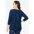 thumbnail image 2 of Jessica London Women's Plus Size Stretch Cotton Scoop Neck Tee, 2 of 5