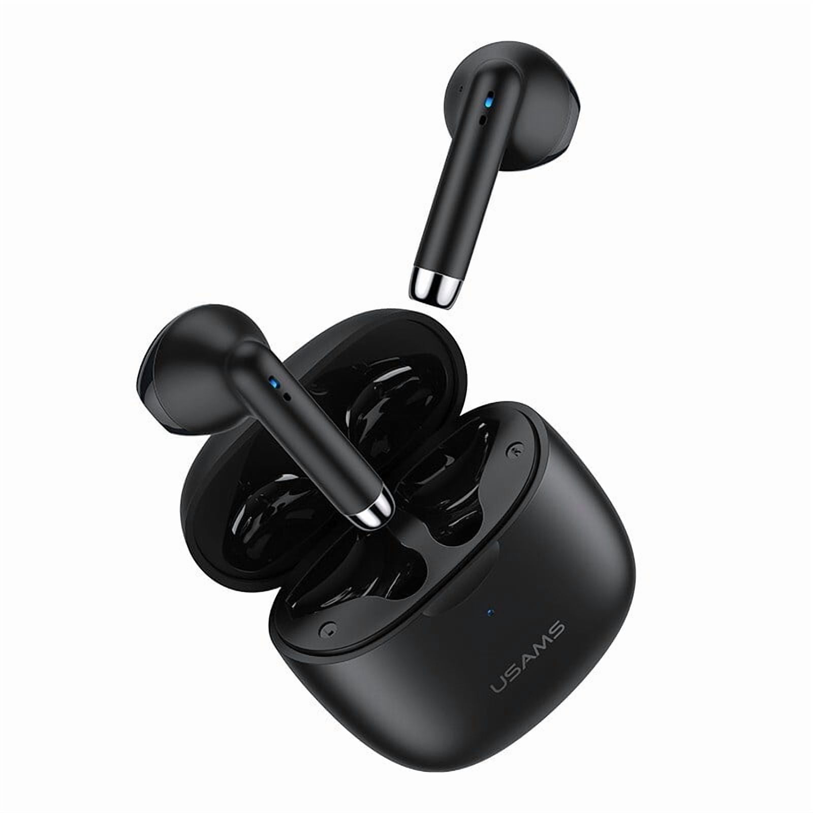 Wireless Earbuds Headphones for Motorola Moto G (2024) Bluetooth 5.3 in-Ear Earphones Headset with Mic and Touch Control TWS Earbuds with Charging Case - Black