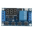 thumbnail image 2 of Timer Relay Switch Module, Adjustable Delay On / Off Cycle Timer with LED Display, 6V-30V DC / Micro USB, 0.1s-999min Range for Automation Control, 2 of 6