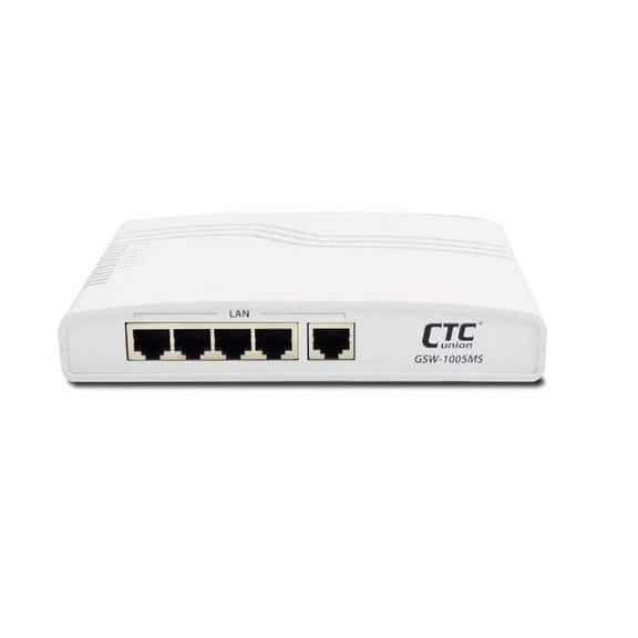 GSW-1005MS - Gigabit Ethernet 5 copper   1 SFP ports, L2 web-smart managed switch