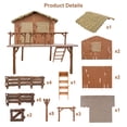thumbnail image 3 of Figuras de animales de granja Toymany, 54 unidades, con Barn House Kids, 3 of 9