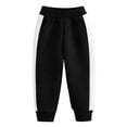 thumbnail image 2 of THJRPQJFD Kids Boys Stripe Track Pant Cute Joggers Pants Elastic Waist Athletic Trousers Hiking Pants Pull On Sweatpants Running Trousers with Pockets, 2 of 4