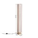 HomCom 48" Modern Free Standing Rectangle Floor Lamp With Linen Shade ...