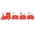 thumbnail image 1 of KAKOWELY Adorno de tren navideño, decoración de tren pequeño, decoración de escritorio, decoración para fiesta navideña, 1 of 4