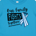 thumbnail image 4 of Inktastic Our Family Fights Together ALS Awareness Boys or Girls Baby T-Shirt, 4 of 5