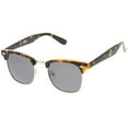 thumbnail image 3 of zeroUV - Polarized Lens Classic Half Frame Horn Rimmed Sunglasses 50mm - 50mm, 3 of 4