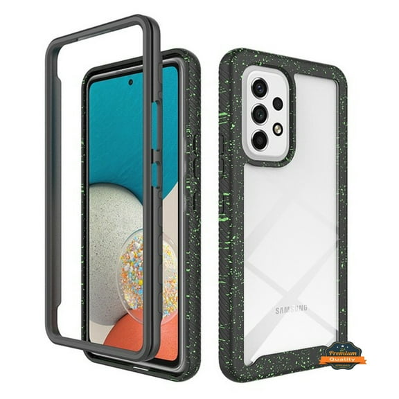 For Motorola Moto G Stylus 2021 4G Armor Slim Hybrid Double Layer Hard PC   TPU Transparent Back Rugged Shockproof Phone Case Cover by Xpression - Clear / Black