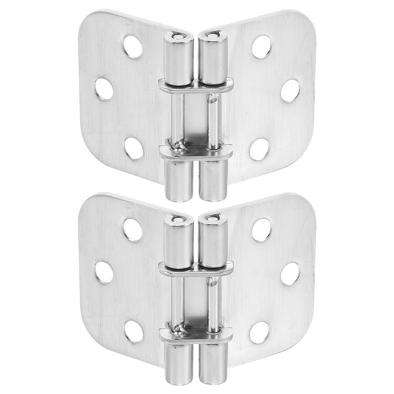 unbranded  2 Pcs Cabinet Door Hinges Drill Bit Tools Two-end Inverted Buckle Silver