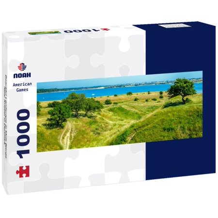 Beautiful Landscape in Mols Bjerge Near Knebel in Denmark 1000pc Panoramic Puzzle