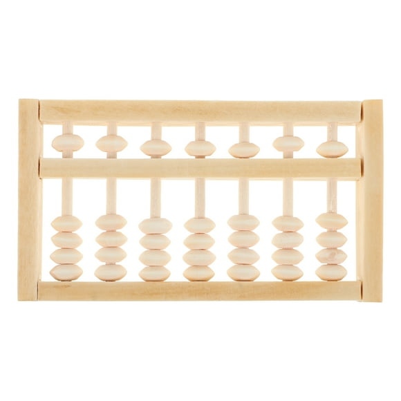 Shisuyan Wooden Mini Abacus For Kids And Adults For First Birthday Photo Props Montessori Math Learning Tools Traditional Chinese Feng Shui Decor Small Arithmetic Counting Tool