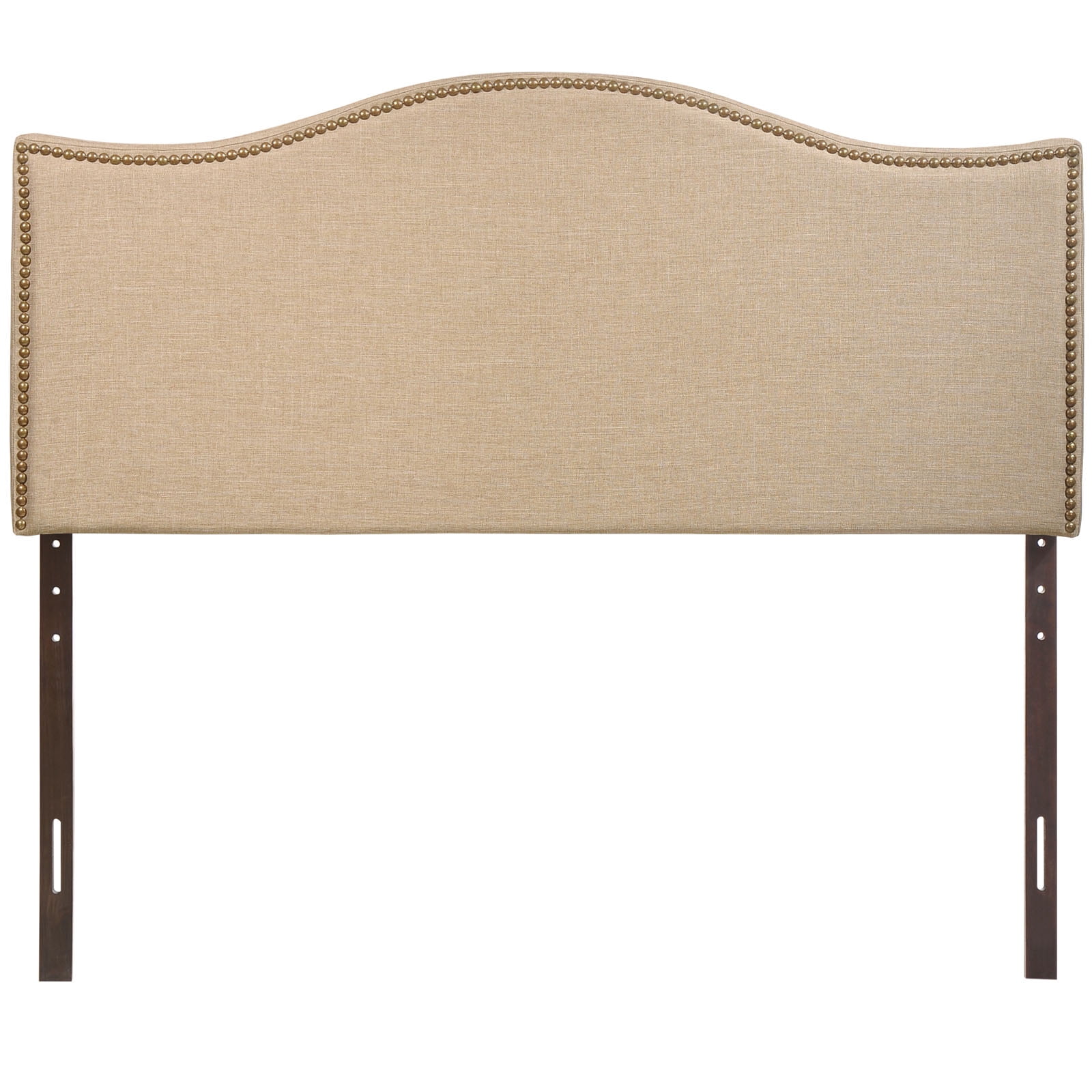 Modway Curl Nailhead Upholstered Headboard, Multiple Sizes and Colors