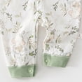 thumbnail image 6 of Karoyedx Newborn Winter Clothes Girl Baby Girl Boy Clothes Long Sleeve Romper One Piece Jumpsuit First Birthday Outfit Spring Fall Winter Green Size,0-3 Months, 6 of 7