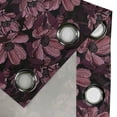 thumbnail image 4 of Ambesonne Grommet Curtain, , 50"x120", Dark Purple and Mauve, 4 of 5