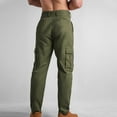 thumbnail image 6 of Yiliang Mens L,Army Green,Wide Leg Hiking Cargo Pants Waterproof Quick Dry Travel Climbing Camping Fishing Work Pants, 6 of 6