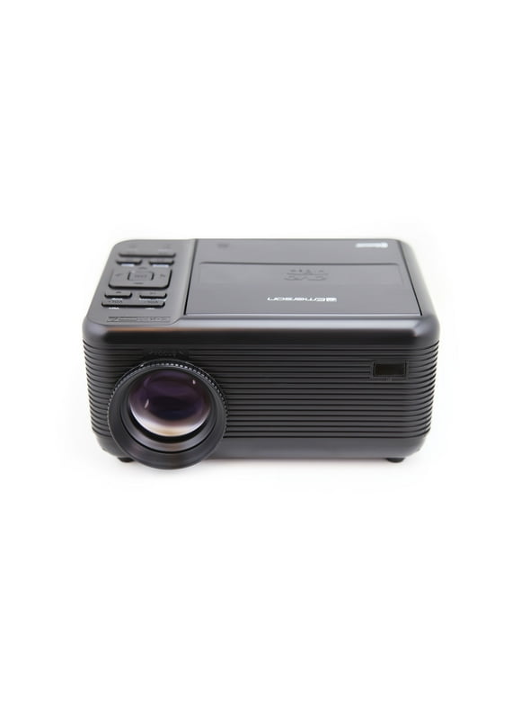 Emerson EVP-2501C 150-inch Home Theater LCD Projector Combo with Built-In DVD Player, Black