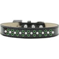 thumbnail image 4 of Dog, Puppy  Pet Ice Cream Collar, "Pearl and Emerald Green Crystal Rimsets Sprinkles", 4 of 10