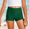 thumbnail image 7 of Lullu Girls Swim Shorts Solid Basic Quick Drying Stretch Swim Trunks Swimwear, Sizes 5-14, 7 of 7