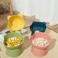 thumbnail image 7 of Tilted Elevated Cat Food Bowl, Anti Vomiting Cat Feeding Bowls, Shallow Cat Food Dish Raised, Cat Bowl Whisker Friendly Cute, Slanted Cat Bowls for Food and Water, Cat Feeder Bowl Dishwasher Safe, 7 of 7