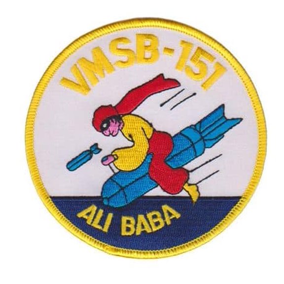 VMSB-151 Squadron Patch – Plastic Backing