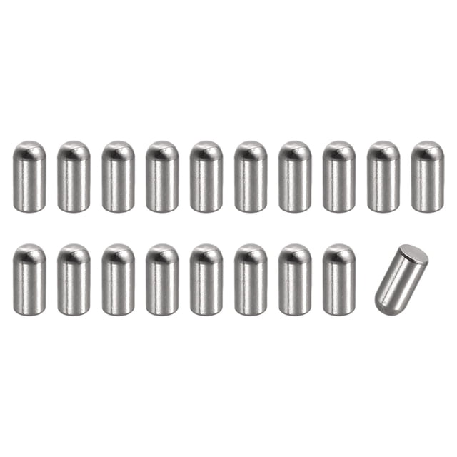 5x10mm Espiga Pasadores Unique Bargains 20uds Acero Inoxidable 304 Cabeza Plana Chaflanado