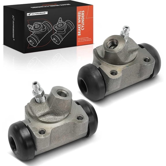 A-Premium Rear Driver and Passenger Drum Brake Wheel Cylinder Compatible with Select Chevrolet Models - Corvair 1965 1966 1967 1968 1969, 2-PC Set - Replace# 5465643