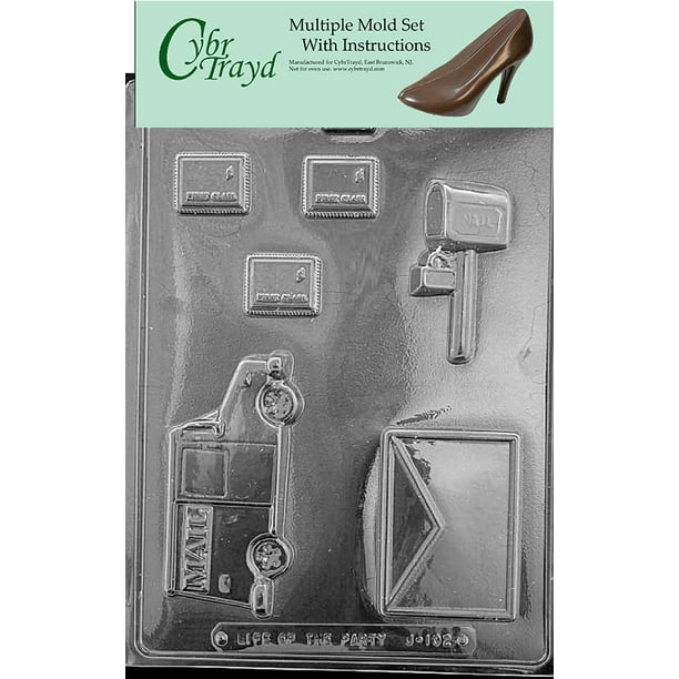 Mail Kit Chocolate Candy Mold With Exclusive Cybrtrayd Copyrighted Molding Instructions Pack Of 6 Walmart Com Walmart Com