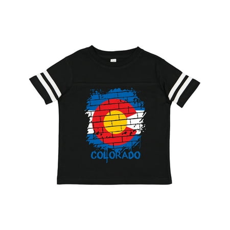 

Inktastic Graffiti Colorado State Flag Gift Toddler Boy or Toddler Girl T-Shirt