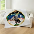 thumbnail image 5 of CafePress - Xmassunrise/Rottweiler Throw Blanket - Soft Fleece Throw Blanket, 50"x60" Stadium Blanket, 5 of 5