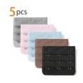 thumbnail image 2 of Extensores de tirantes de sujetador de 3 ganchos y 3 filas, ganchos de hebilla para banda de sujetador para mujeres en negro, burdeos, gris, azul claro, rosa claro, 2 of 5