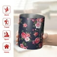 thumbnail image 5 of 12oz Coffee Tumblers Pioneer Flower Stainless Steel Vacuum Insulated Travel Tumbler Coffee Cups Mug with Lid and Straw with Cleaning Brush for Cold & Hot Drinks, 5 of 5