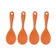 thumbnail image 1 of Cuchara de paleta de arroz de silicona, cuchara de arroz antiadherente resistente al calor, cuchara de arroz naranja, 1 of 5