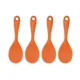 thumbnail image 1 of Cuchara de paleta de arroz de silicona, cuchara de arroz antiadherente resistente al calor, cuchara de arroz naranja, 1 of 5