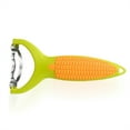 thumbnail image 1 of Monstrate Juego de pelador de maíz de 3 piezas con mango Herramienta de pelado de acero inoxidable Eliminación antideslizante Verduras Fruta Cocina y Comedor, 1 of 6