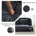 thumbnail image 5 of Oversize Human Dog Sofa Bed for Adult & Pets,Lazy Sofa with 5 Adjustable Position,Comfy Upholstered Loveseat with Pillows for Living Room Bedroom, 5 of 8