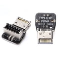 thumbnail image 3 of Adapter 2Pcs Adapter Metal USB3.1 10Gbps Male to Female TypeE Plug Play Extended Data Adapter, 3 of 7