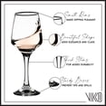 thumbnail image 3 of Vikko Stemmed Wine Glasses, Set of White Wine Glasses 10.5 Oz, Red Wine Glasses, Clear Red Wine Glass, Thick Glass Wine Glasses, Stem Wine Glasses, Red and White Wine Glasses, 3 of 7