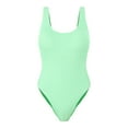 thumbnail image 3 of No Boundaries Women's and Women's Plus Crinkle One Piece Swimsuit, Sizes XXS-XXL, 3 of 5