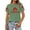 Green, variant on Women Canada Pride T Shirt Canadian Flag Short Sleeve Holiday Tees Top Women National Day Patriotic 1st July Women Canada Pride Casual Graphic Top