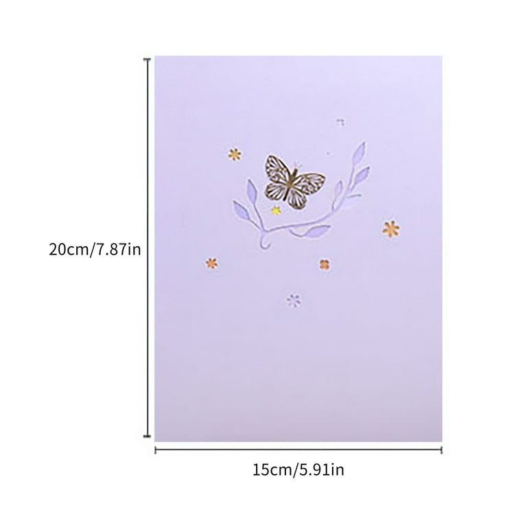  NAVWOD Pop Up Birthday Card, Butterfly Birthday Pop Up Card,  Birthday Cards For Mom, Funny Birthday Card For Women, Butterfly Flower 3D  Greeting Card Butterfly Gifts for Women Wife Girl