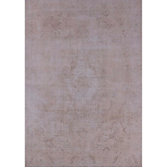 Ahgly Company Indoor Rectangle Mid-Century Modern Rosy Brown Pink Oriental Area Rugs, 4' x 6'