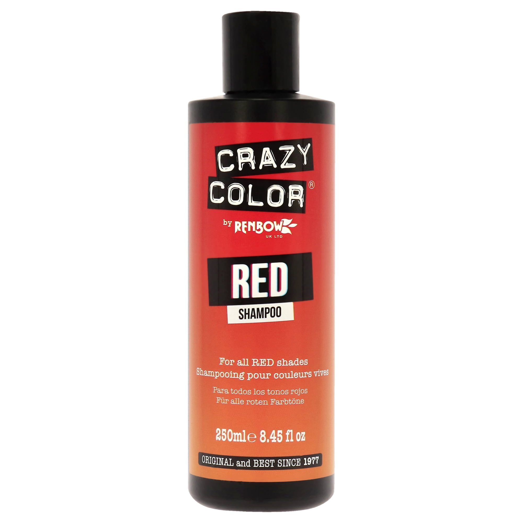 Champú de color vibrante - Rojo de Crazy Color para unisex - Champú de ...